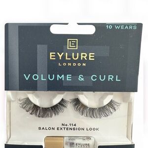 Eylure Volume & Curl False Lashes No.114 in Black